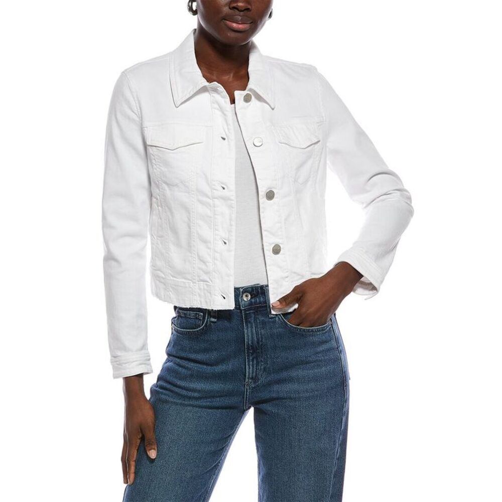 Marc Cain Womens  Denim Jacket, White
